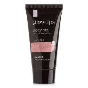 Glowtips Nude Pink Poly Nail Gel 30g