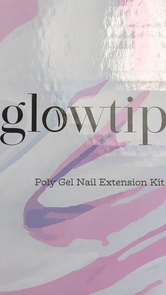 Glowtips Poly Nail Gel Starter Kit & Nail Lamp Bundle Kit