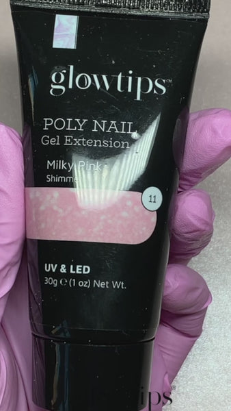 Glowtips Baby Pink Poly Nail Gel 30g